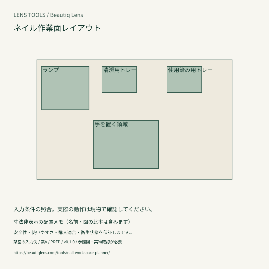架空の入力値による図の例